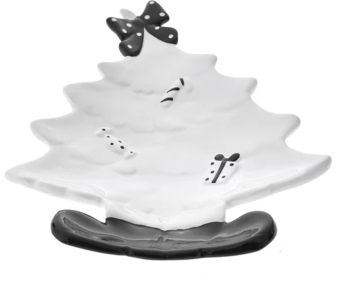 ΠΗΛΙΝΟ ΛΕΥΚΟ ΜΑΥΡΟ ΠΙΑΤΟ ΔΕΝΤΡΟ 23Χ18Χ4ΕΚ