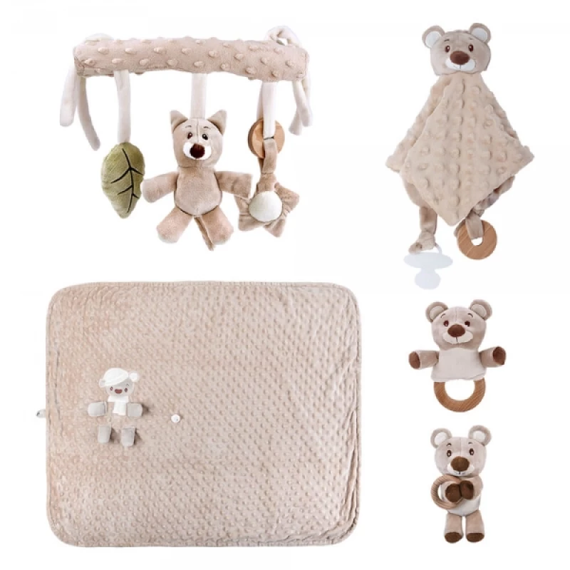 ΒΕΒΕ STARS Σετ Δώρου 5τμχ Teddy Bear Nature