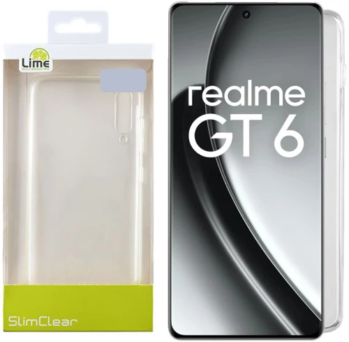 LIME ΘΗΚΗ REALME GT 6 5G 6.78" SLIMCLEAR TPU FULL CAMERA PROTECTION ΔΙΑΦΑΝΗ