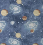 Σεντόνι Λίκνου (80x110) Milky Way 185 Blue βαμβακερό DimCol