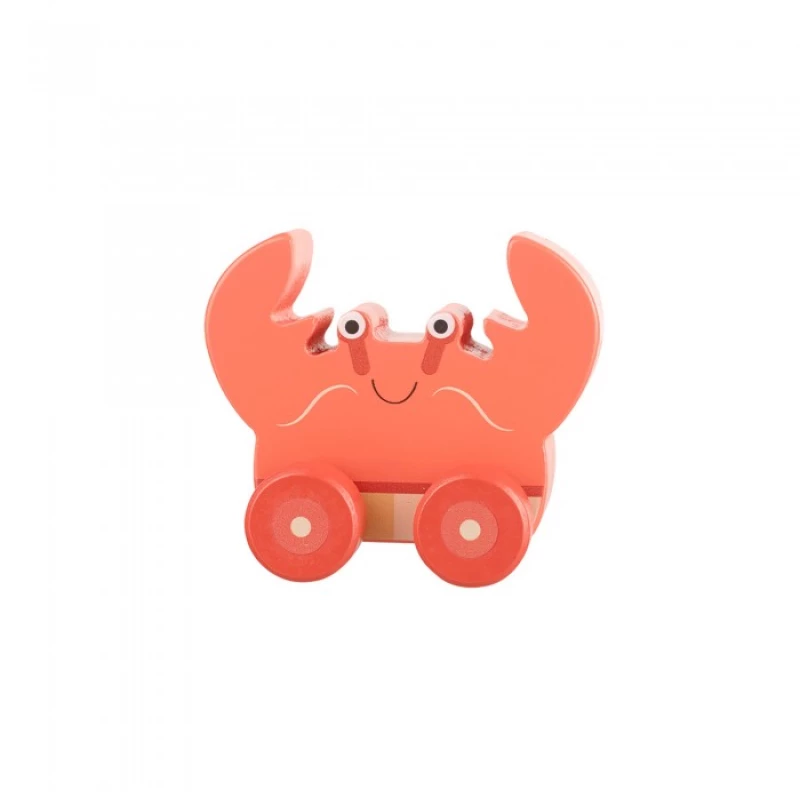 Καβούρι push & pull Orange Tree Toys