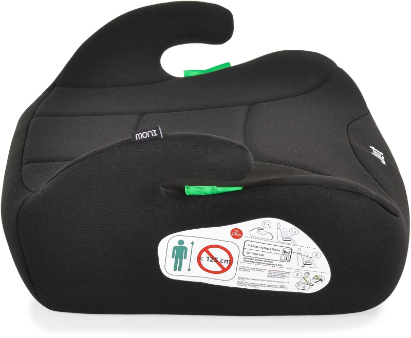 Moni Jet Καθισματάκι Αυτοκινήτου Booster με Isofix Μαύρο