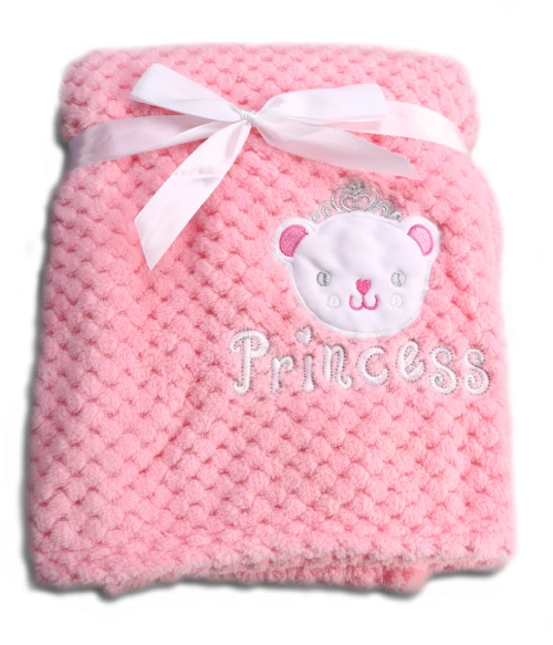 Cangaroo Κουβέρτα Αγκαλιάς & Λίκνου Freya Fleece Ροζ 80x110εκ.