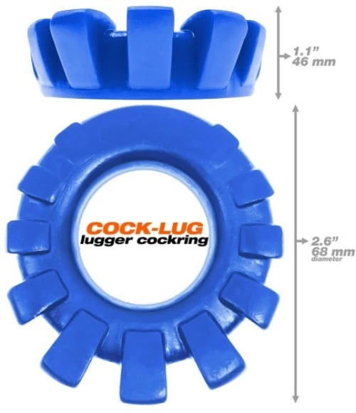 Oxballs - Cockring Cock-Lug Blue