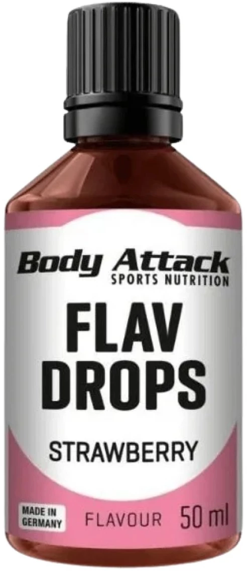 Body Attack Flav Drops [50 ml] Φράουλα
