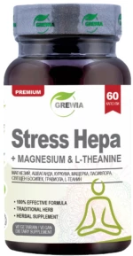 Grewia Stress Hepa | Magnesium & L-Theanine [60 Κάψουλες]