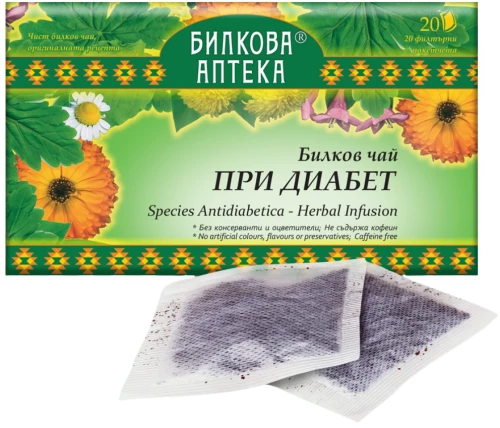 Bioherba Herbal Tea Diabetes [20 x 30 Γραμμάρια]