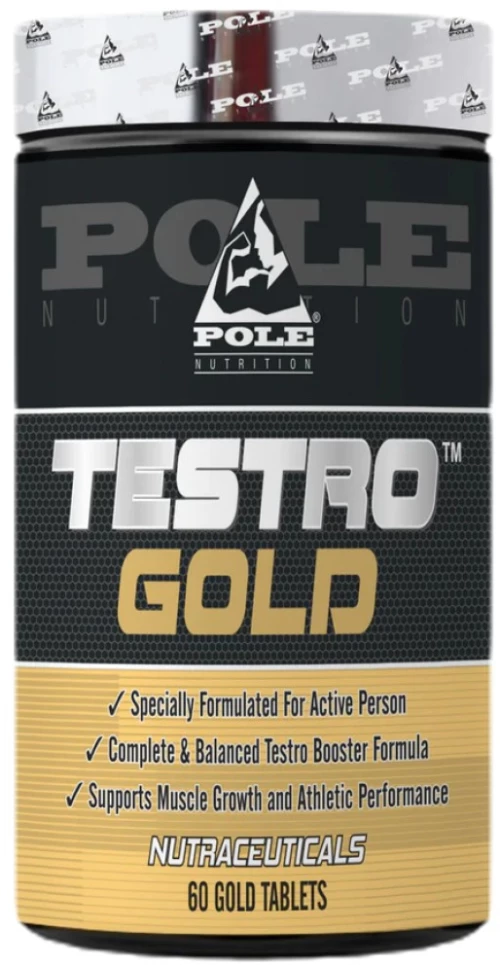 Pole Nutrition Testro Gold | with Tribulus, Vitamins & Minerals [60 Ταμπλέτες]
