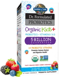 Garden Of Life Dr. Formulated Probiotics Organic Kids+ [30 Μασώμενα δισκία] Καρπούζι