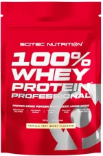 Scitec Nutrition 100% Whey Protein Professional [500 Γραμμάρια] Βανίλια με μούρα