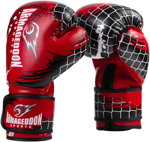 Armageddon Sports Boxing Gloves - Red