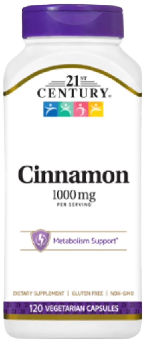 21st Century Cinnamon 1000 mg [120 Κάψουλες]