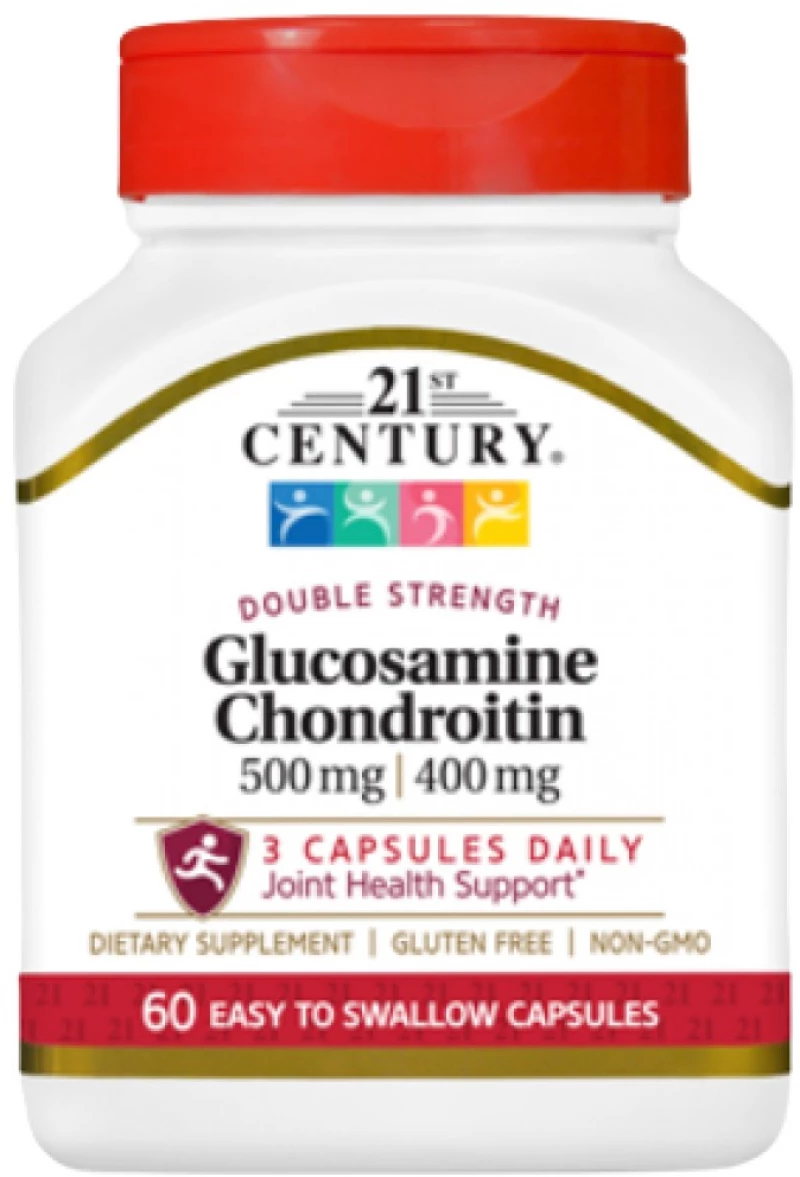 21st Century Glucosamine Chondroitin 500 mg / 400 mg - Double Strength [60 Κάψουλες]