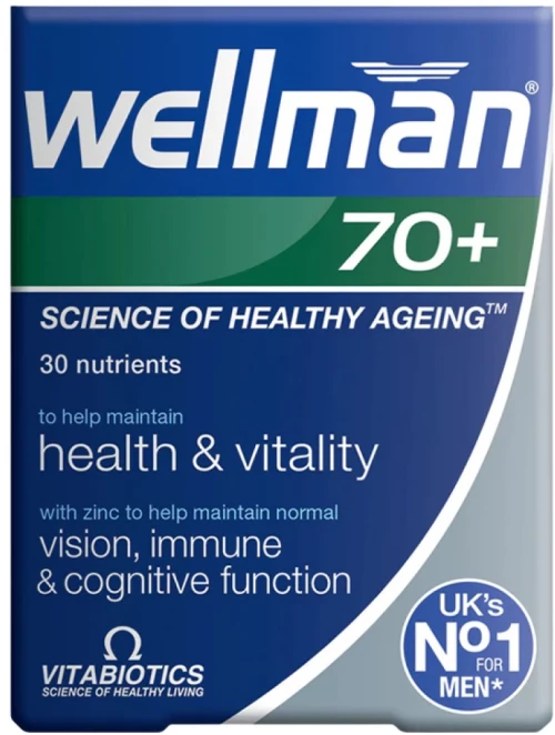Vitabiotics Wellman 70+ [30 Ταμπλέτες]