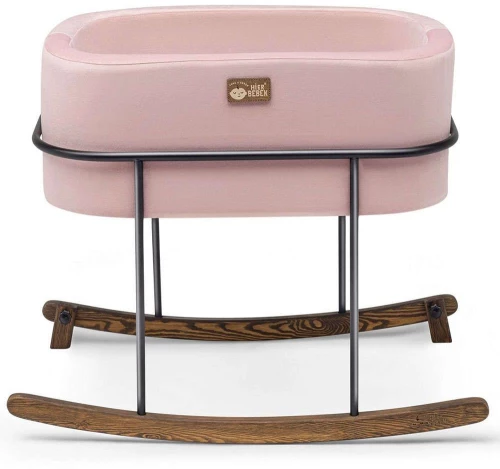 Κούνια Βρεφική Hier 676HDS1135 90x58x70cm Pink-Black Βρεφικό
