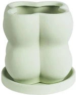 Κασπώ Athena 20499 13x13x14cm Light Green GloboStar Κεραμικό
