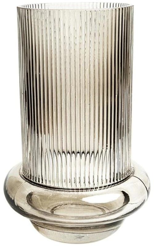 Βάζο 00.03.32534 Φ15x23cm Grey Γυαλί