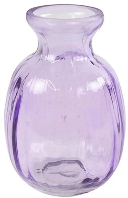 Βάζο 013.802287 Φ7,5x11cm Purple Γυαλί