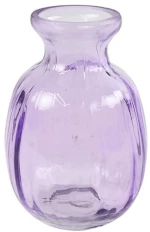 Βάζο 013.802287 Φ7,5x11cm Purple Γυαλί