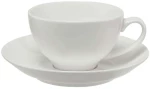 Φλυτζάνι Cappuccino Με Πιατάκι Coupe White Basics WBA0138 200ml White Maxwell&Williams Πορσελάνη