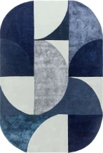 Χαλί Matrix 74 Oval Indigo Asiatic London 160X230cm