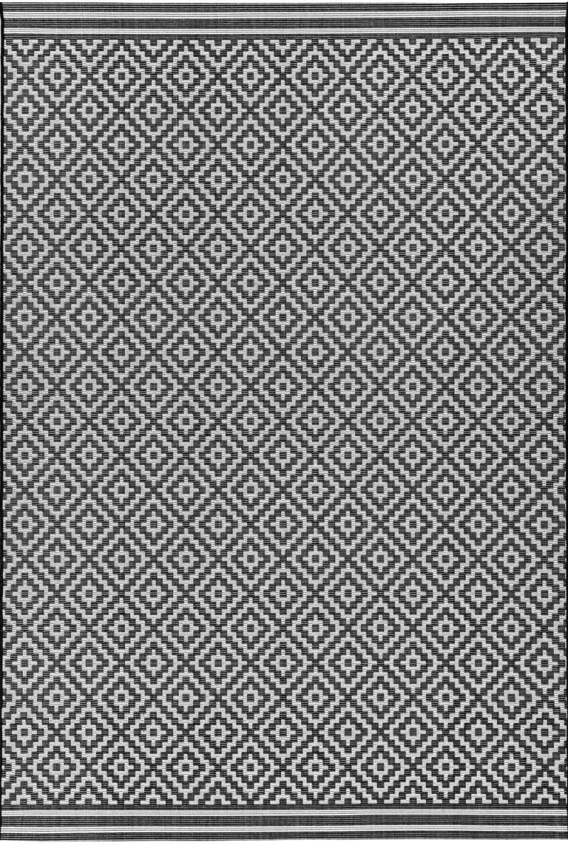 Χαλί Patio 12 Diamond Mono Black-White Asiatic London 80X150cm