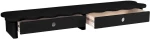 Βάση Στήριξης Οθόνης Με Συρτάρια Flower FLOWERMS2DBLACK 109x24x13cm Black