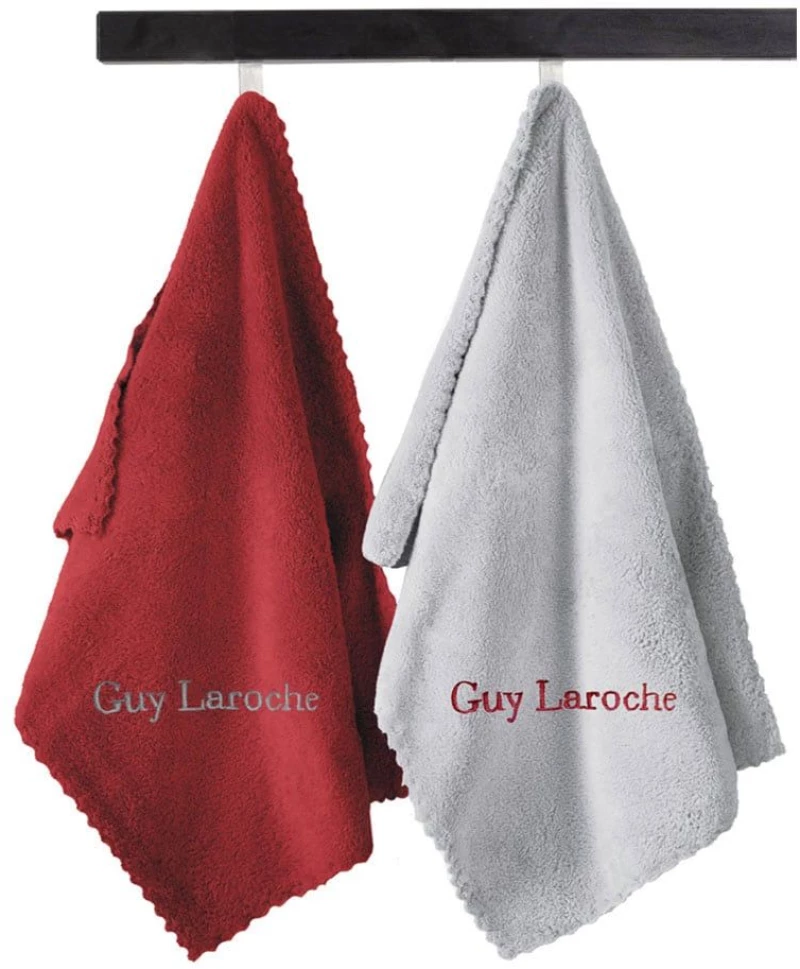 Πετσέτες Κουζίνας Gourmet 26 (Σετ 2τμχ) Grey-Red Guy Laroche 35x50cm Microfiber