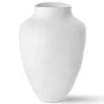 Βάζο 742TMA4871 27x27x41cm White Aberto Design Κεραμικό