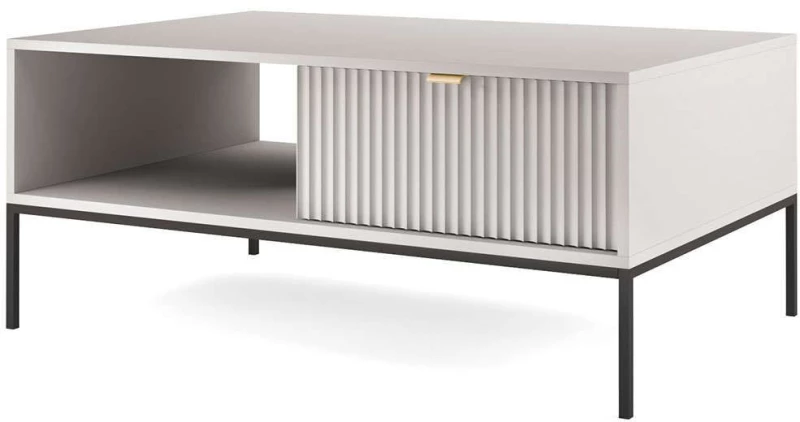 Τραπεζάκι Σαλονιού Palermo 162396879 104x68x46cm Grey-Black