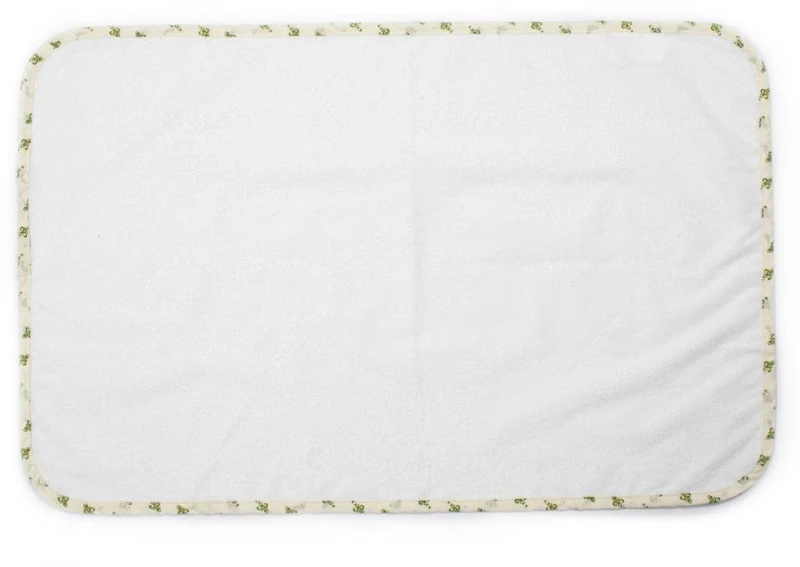 Σελτεδάκι Αδιάβροχο 62 67X90 White-Green DimCol 67x90cm 100% Βαμβάκι