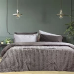 Κουβερτοπάπλωμα Velure Cigar Beige Nima Υπέρδιπλο 220x240cm Πολυέστερ