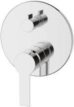 Μίκτης Ντους Διπλός Tati 28868 Chrome Karag Κεραμικό,Ορείχαλκος