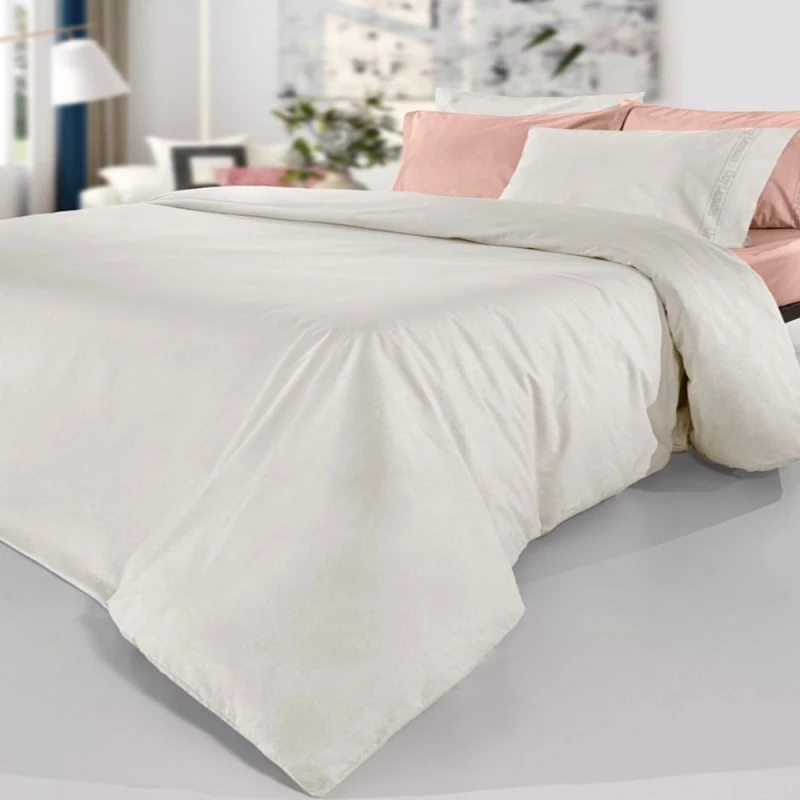 Σεντόνι Color Plus Με Λάστιχο Ivory Guy Laroche King Size 180x242cm 100% Βαμβακερό Περκάλι