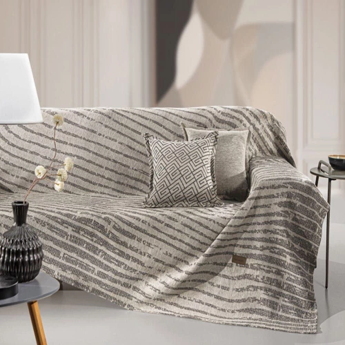 Ριχτάρι Sydney Natural Guy Laroche Τριθέσιο 180x300cm Βαμβάκι-Ακρυλικό