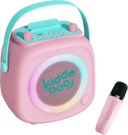 Kiddoboo KidsVoice BT Speaker & Mic Pink