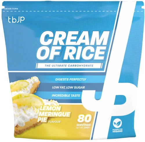 Trained by JP Cream Of Rice | Complex Carbohydrate [2000 Γραμμάρια] Lemon Pie