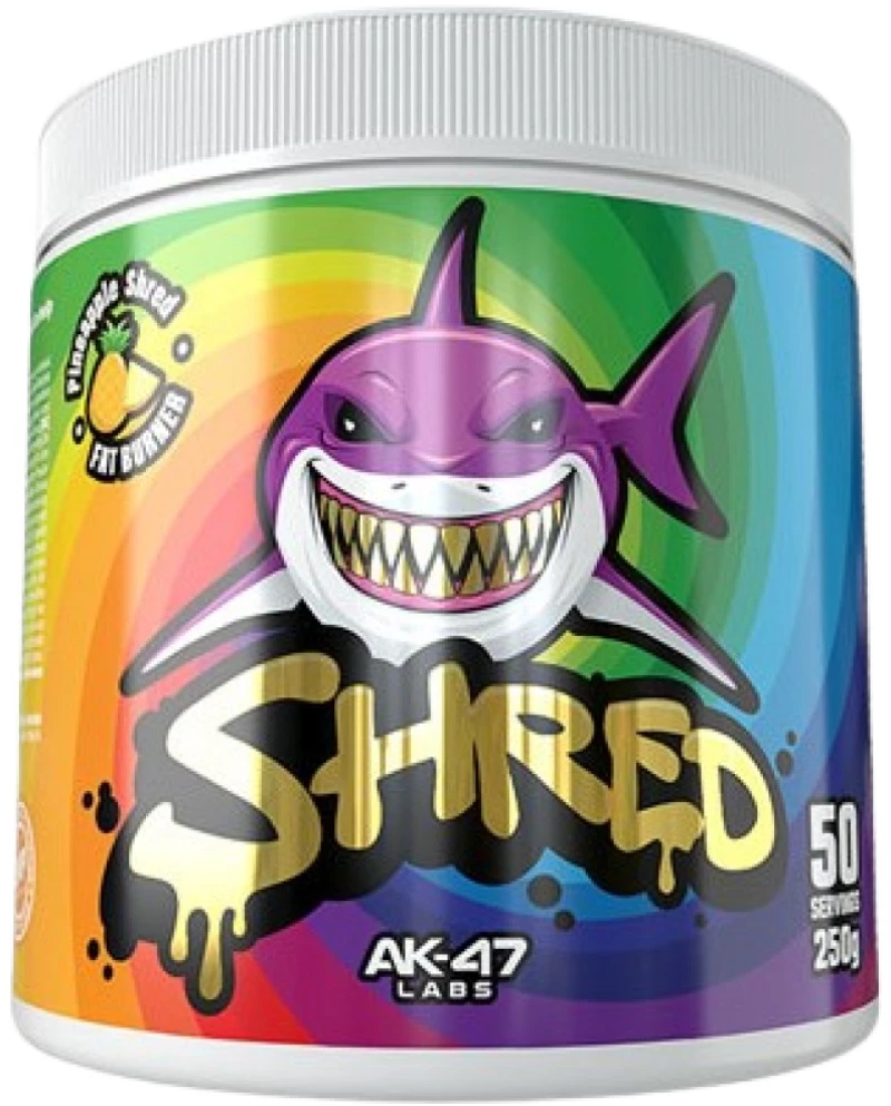AK47 Labs Shred | with Green Coffee & ALCAR [250 Γραμμάρια] Βατόμουρο λεμονάδα