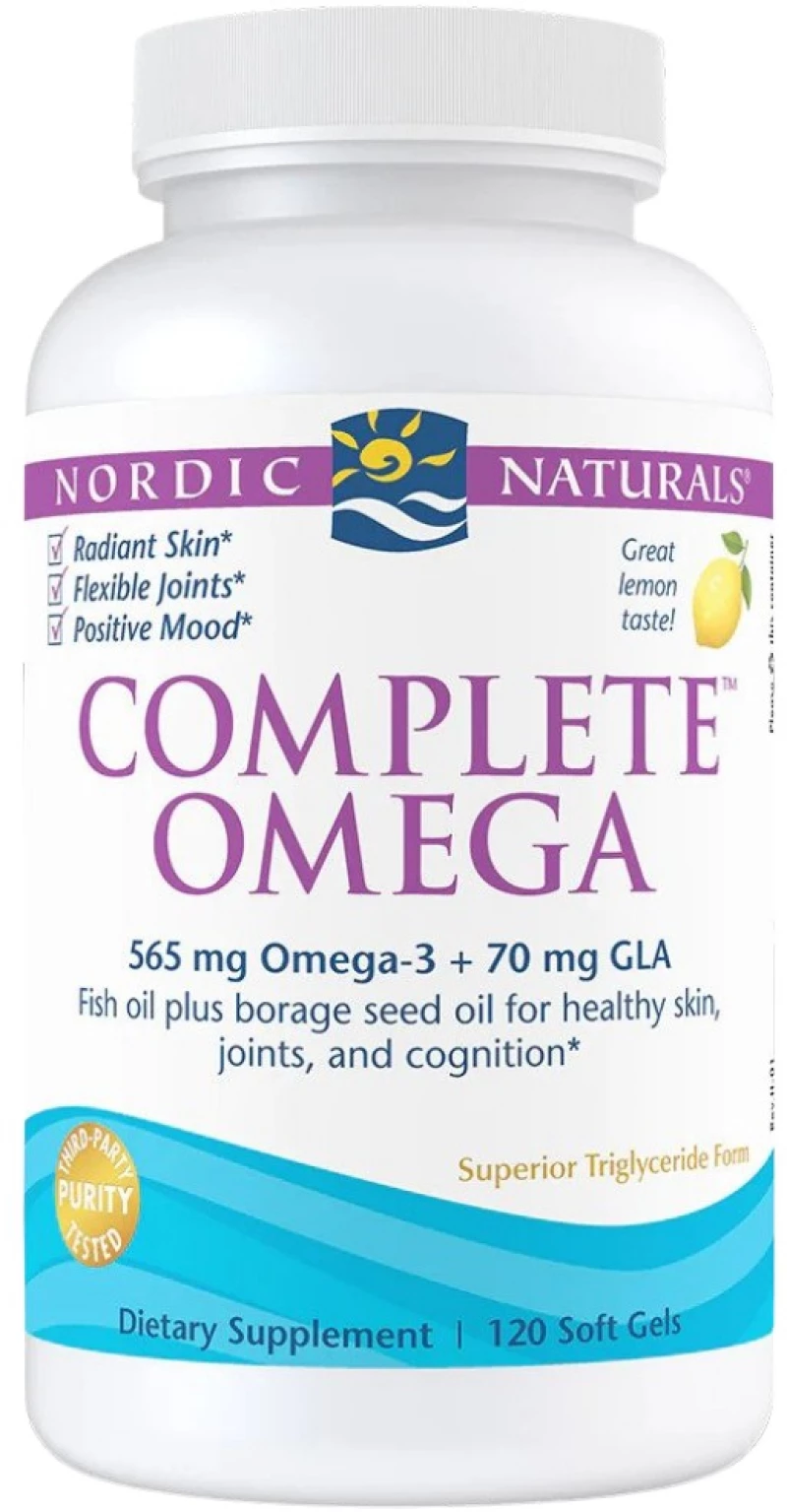 Nordic Naturals Complete Omega 565 mg [120 Softgels] Λεμόνι