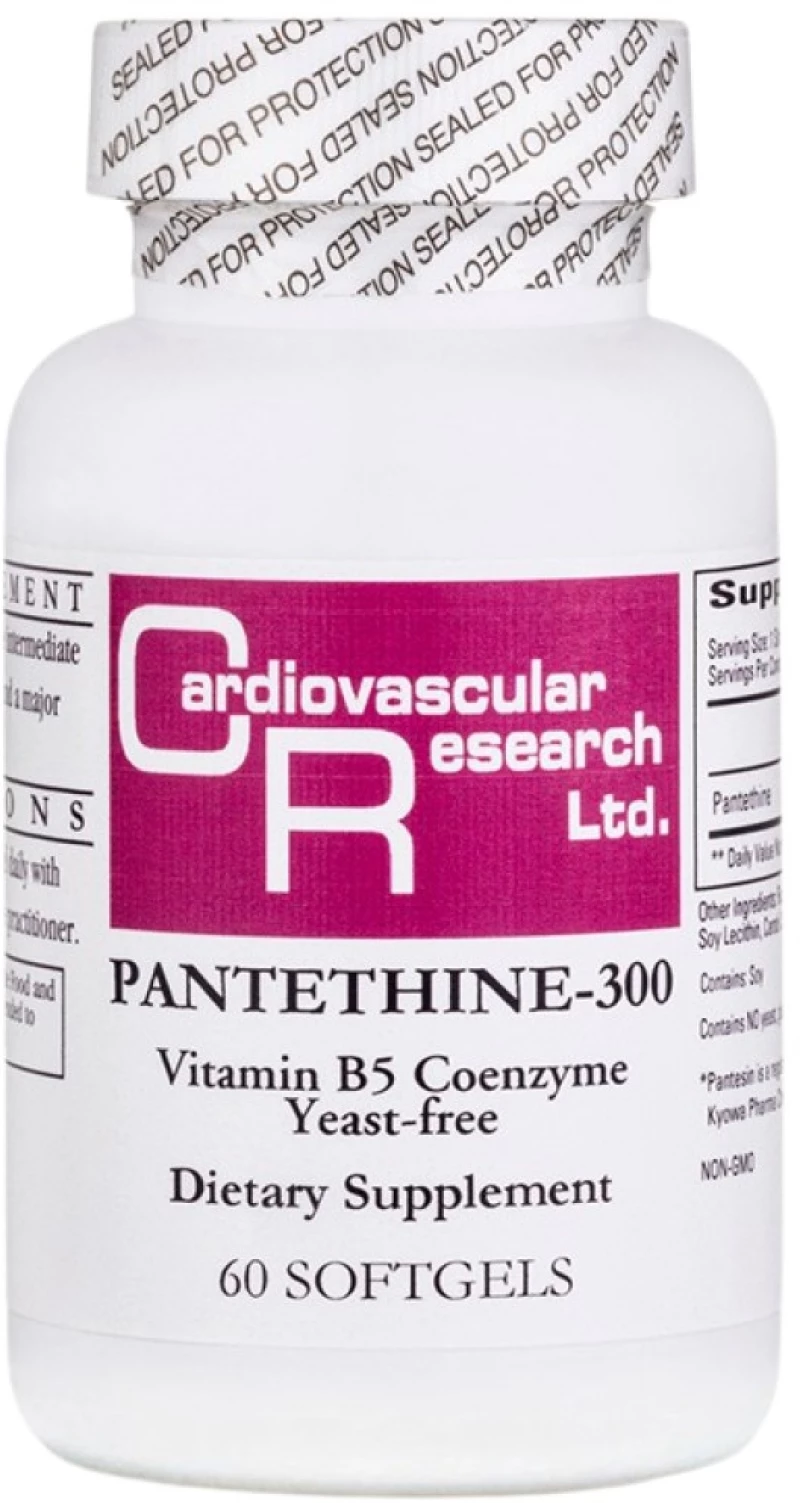 Ecological Formulas Pantethine 300 mg [60 Softgels]