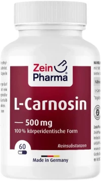 Zein Pharma L-Carnosine 500 mg [60 Κάψουλες]