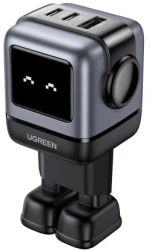Charger GaN UGREEN CD361 65W PDx2+QC4.0 Grey 25685B