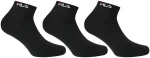 FILA Unisex Κάλτσες Σοσόνια Bamboo Invisible Plain F5500200 - 3 ζεύγη Μαύρο