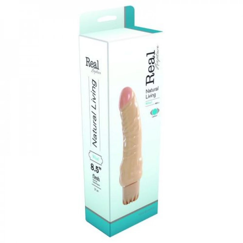 ΟΜΟΙΩΜΑ ΜΕ ΔΟΝΗΣΗ VIBRATORE REALISTICO REAL RAPTURE WHIRL 8.5''
