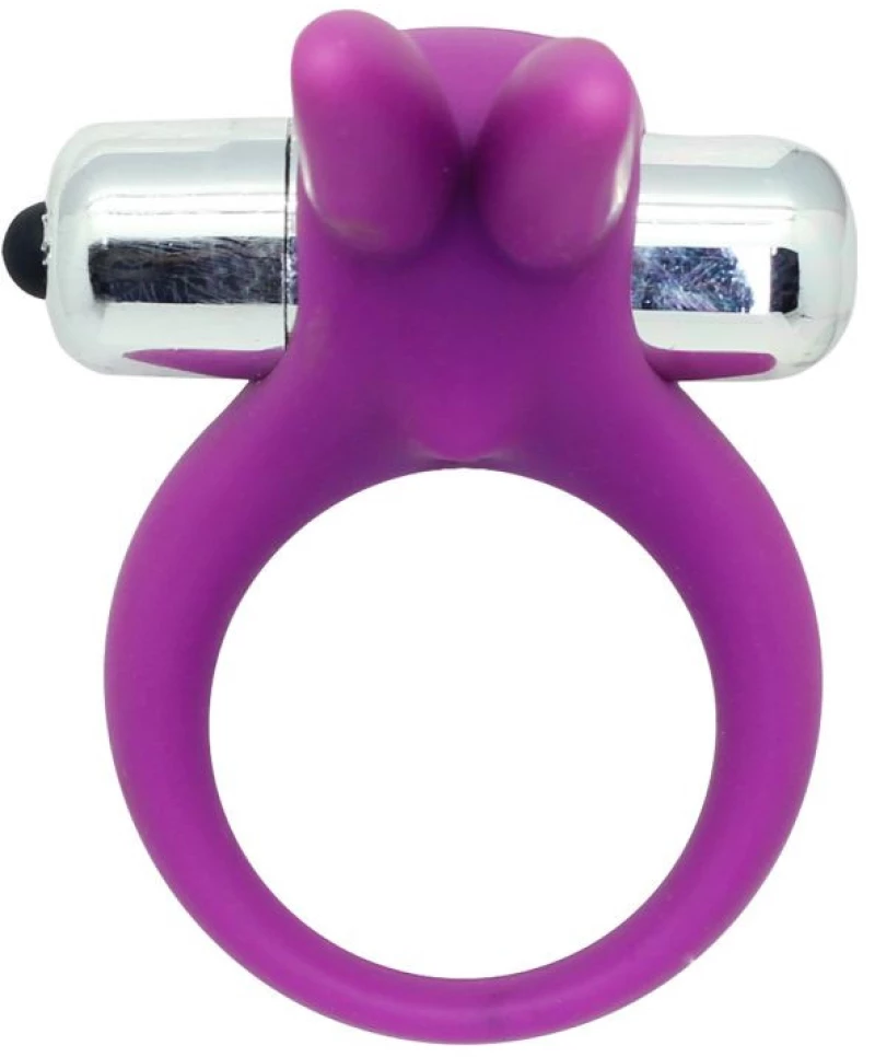 Anello fallico timeless stretchy ring viola