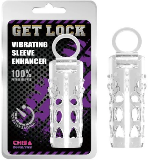 Vibrating Sleeve Enhancer-Clear