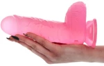 Enea transparent pink Dildo