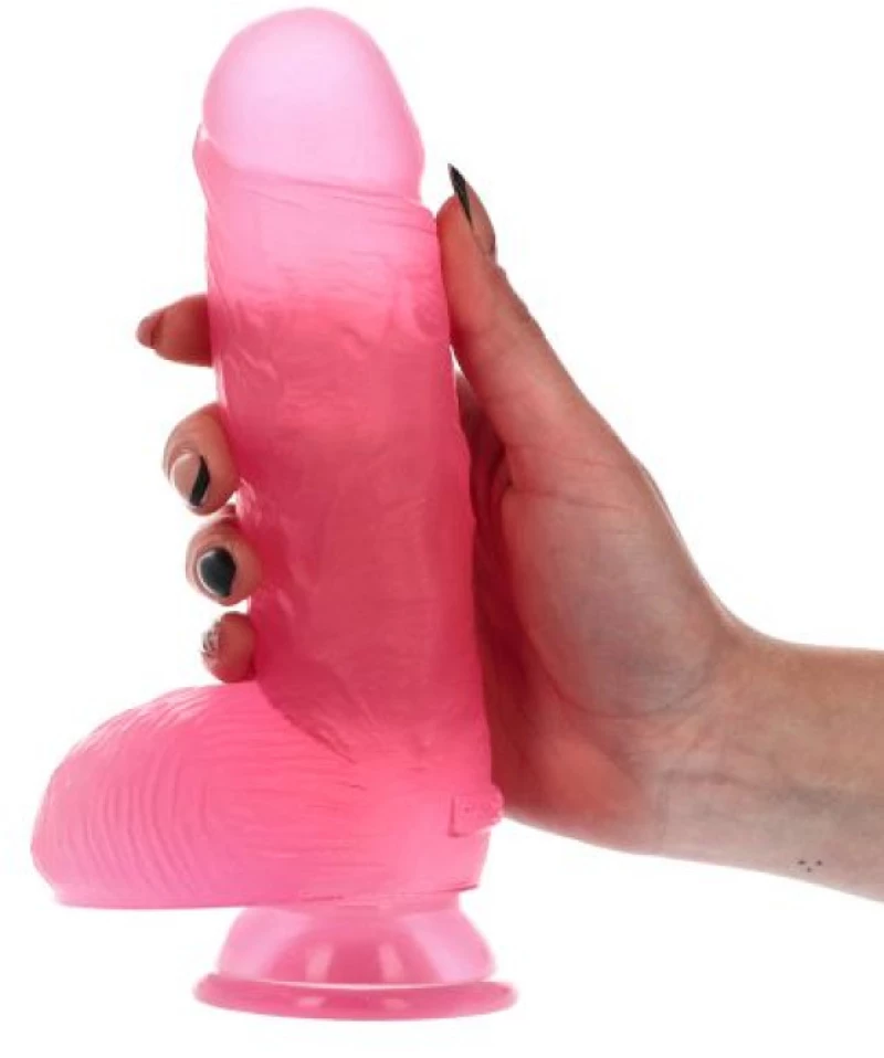Enea transparent pink Dildo