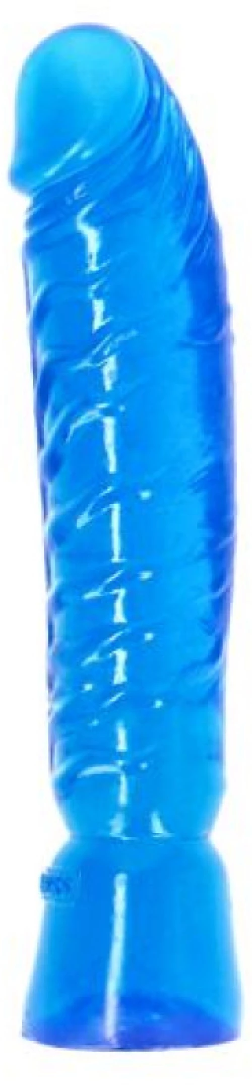 Sebastiano transparent Blue Dildo