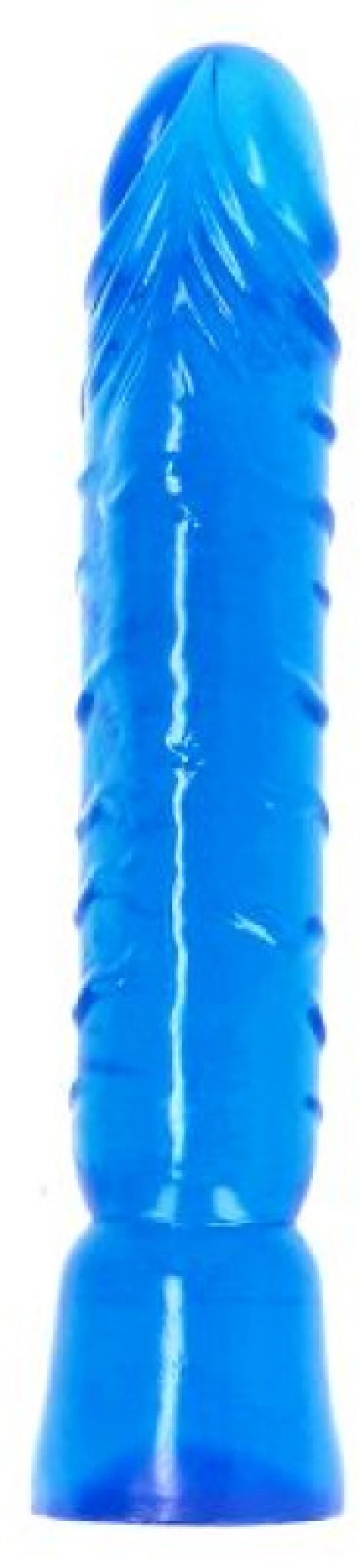 Sebastiano transparent Blue Dildo
